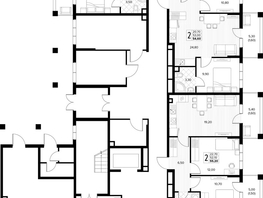 Продается 2-комнатная квартира ЖК Кипарис, литер 7, 53.2  м&sup2;, 16226000 рублей