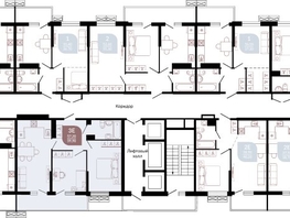 Продается 2-комнатная квартира ЖК Отражение, 2 очередь литера 4, 61.7  м&sup2;, 7477060 рублей