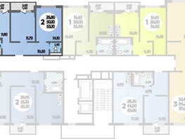 Продается 2-комнатная квартира ЖК Парк у дома, литера 8.3, 53.1  м&sup2;, 10051830 рублей