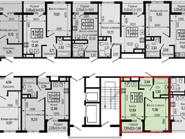 Продается 1-комнатная квартира ЖК Ботаника Хилс, лит 1, 33.46  м&sup2;, 10629000 рублей