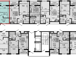 Продается 1-комнатная квартира ЖК Ботаника Хилс, лит 1, 37.69  м&sup2;, 11046000 рублей