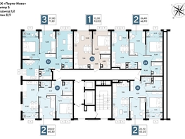 Продается 2-комнатная квартира ЖК Порто-Ново, литера 5, 60.3  м&sup2;, 10486170 рублей