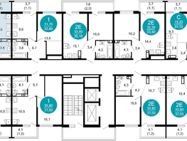Продается 2-комнатная квартира ЖК Лестория, дом 4, 41.9  м&sup2;, 20235876 рублей