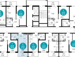 Продается 1-комнатная квартира ЖК Лестория, дом 1, 20.8  м&sup2;, 13098169 рублей
