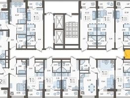 Продается 2-комнатная квартира ЖК Кислород, корпус 2, 52.2  м&sup2;, 17721900 рублей