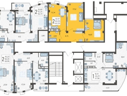 Продается Апартамент ЖК Режиссёр, литера 4, 60.35  м&sup2;, 7242000 рублей