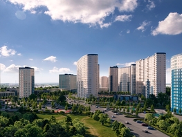 Продается 1-комнатная квартира ЖК Фонтаны, литер 25, 36.7  м&sup2;, 7707000 рублей