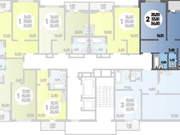 Продается 2-комнатная квартира ЖК Парк у дома, литера 8.3, 56.8  м&sup2;, 12289999 рублей