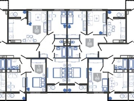 Продается 2-комнатная квартира ЖК Облака-3, дом 1, 48.4  м&sup2;, 10237278 рублей