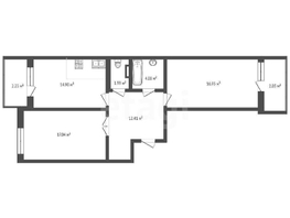 Продается 2-комнатная квартира Душистая ул, 67.8  м&sup2;, 6800000 рублей