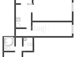 Продается 2-комнатная квартира Автолюбителей ул, 55.8  м&sup2;, 4800000 рублей