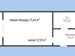 Продается Студия ЖК Ural (Урал), 23.66  м&sup2;, 5500000 рублей