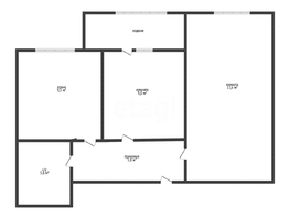 Продается 2-комнатная квартира ЖК Клубный квартал Европа 6, литера 6, 45.6  м&sup2;, 6000000 рублей