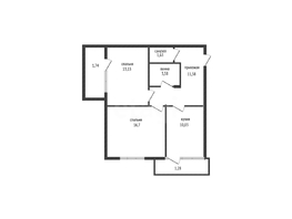 Продается 2-комнатная квартира Стахановская ул, 60  м&sup2;, 8700000 рублей