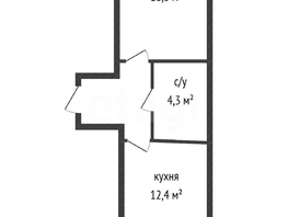 Продается 1-комнатная квартира Красных Партизан ул, 38  м&sup2;, 5400000 рублей