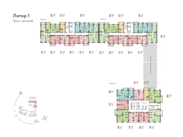 Продается 1-комнатная квартира ЖК Теплые края, литер 1, 39.6  м&sup2;, 4950000 рублей