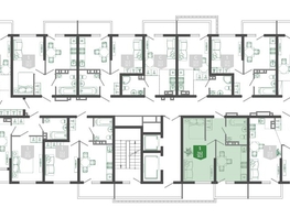 Продается 1-комнатная квартира ЖК Флора, 3 этап литера 4, 36.6  м&sup2;, 12468080 рублей