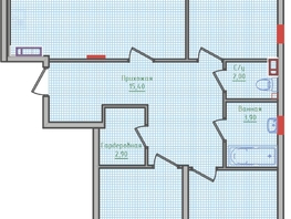 Продается 3-комнатная квартира ЖК Суворов, дом 6, 101.7  м², 10475100 рублей