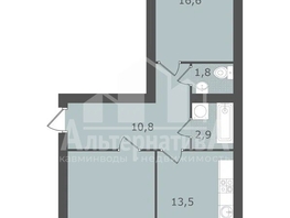 Продается 2-комнатная квартира Им. Рыбникова ул, 68.3 м², 8879000 рублей