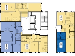 Продается 3-комнатная квартира ЖК НОРД, корпус 17, 78.6  м², 8370900 рублей