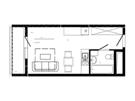 Продается Студия ЖК ПРИТЯЖЕНИЕ, литер 3, 26.55  м&sup2;, 4194900 рублей