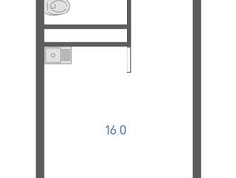 Продается Студия ЖК Левенцовка Парк, литер 8-14, 21  м&sup2;, 3160500 рублей