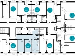 Продается 2-комнатная квартира ЖК 1799, литера 2.3, 67.6  м², 11721840 рублей