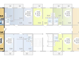 Продается 3-комнатная квартира ЖК Суворовский, литера 5, 81.79  м², 8713257 рублей