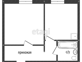 Продается 1-комнатная квартира пламенный 1-й, 26.2  м², 3500000 рублей