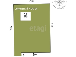 Продается Участок ИЖС Дружбы народов ул, 5.7  сот., 1715000 рублей