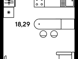 Продается Студия ЖК Малина Парк, дом 2, 24.19  м², 6160000 рублей