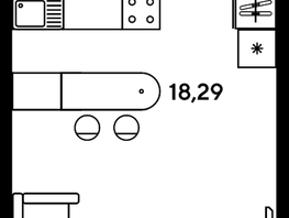 Продается Студия ЖК Малина Парк, дом 2, 23.94  м², 4130000 рублей