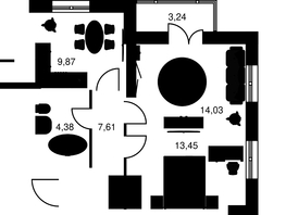 Продается 2-комнатная квартира ЖК Культура, дом 2, 52.58  м², 12920000 рублей