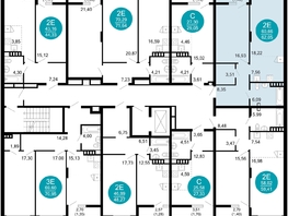 Продается 2-комнатная квартира ЖК 1799, литера 2.1, 62.05  м², 10529885 рублей