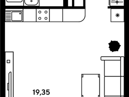 Продается Студия ЖК Гринсайд, 3.1-3.4, 30  м², 5090000 рублей