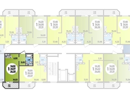 Продается Студия ЖК Суворовский, литера 7, 26.2  м², 3937860 рублей