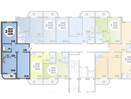 Продается 2-комнатная квартира ЖК Суворовский, литера 7, 64.96  м², 7307999 рублей