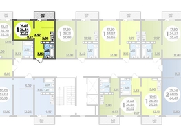 Продается Студия ЖК Платовский, литер 13, 27.52  м², 3563840 рублей