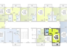 Продается Студия ЖК Платовский, литер 13, 25.28  м², 3336960 рублей