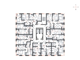 Продается 3-комнатная квартира ЖК Темп, дом 2, 83.14  м², 8596380 рублей