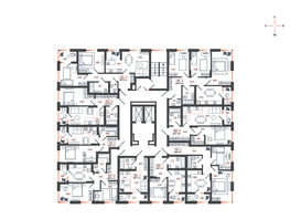 Продается 2-комнатная квартира ЖК Темп, дом 2, 60.3  м², 6358800 рублей