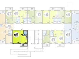 Продается 1-комнатная квартира ЖК Суворовский, литера 1, 36.4  м², 4433520 рублей