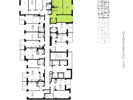 Продается 2-комнатная квартира ЖК Сокольники, литера 6, 65  м², 7800000 рублей