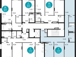 Продается 3-комнатная квартира ЖК 1799, литера 2.3, 118.43  м², 20298902 рублей