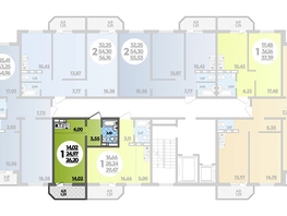 Продается Студия ЖК Суворовский, литера 23, 26.2  м², 3581540 рублей