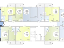 Продается 2-комнатная квартира ЖК Суворовский, литера 23, 43.04  м², 5345568 рублей