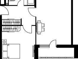 Продается 2-комнатная квартира ЖК Гринсайд, 4.1-4.3, 45.52  м², 7720000 рублей