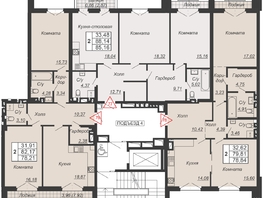 Продается 2-комнатная квартира ЖК Дом-резиденция Собрание, 78.21 м², 39105000 рублей