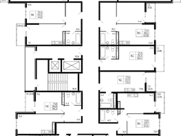 Продается 1-комнатная квартира ЖК Западные Аллеи, литера 6.2, 40.7 м², 4558400 рублей