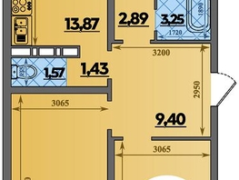 Продается 3-комнатная квартира ЖК Суворовский, литера 6, 81.79  м², 9111406 рублей